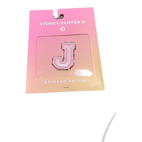 Stoney Clover Lane Limited Edition Collab w/Target NWT Letter J Sticker Patch - Picture 1 of 2